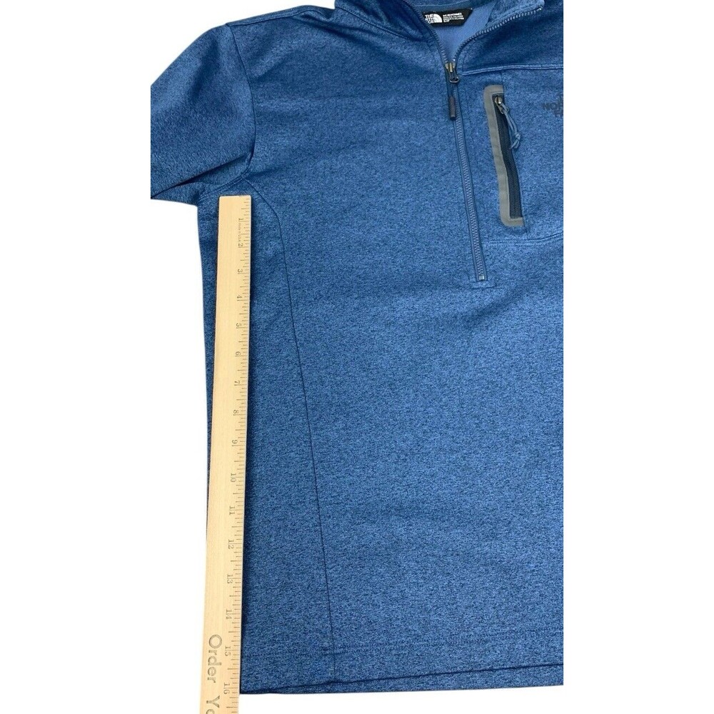 The North Face 1/4 Zip Pullover Top, Navy Blue, Mock Neck, Men’s Size Small - Picture 6 of 8